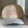 “Not your average cowgirl” trucker hat
