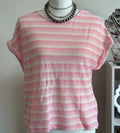 Pink striped top