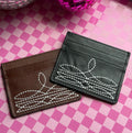 Boot stitch card holder