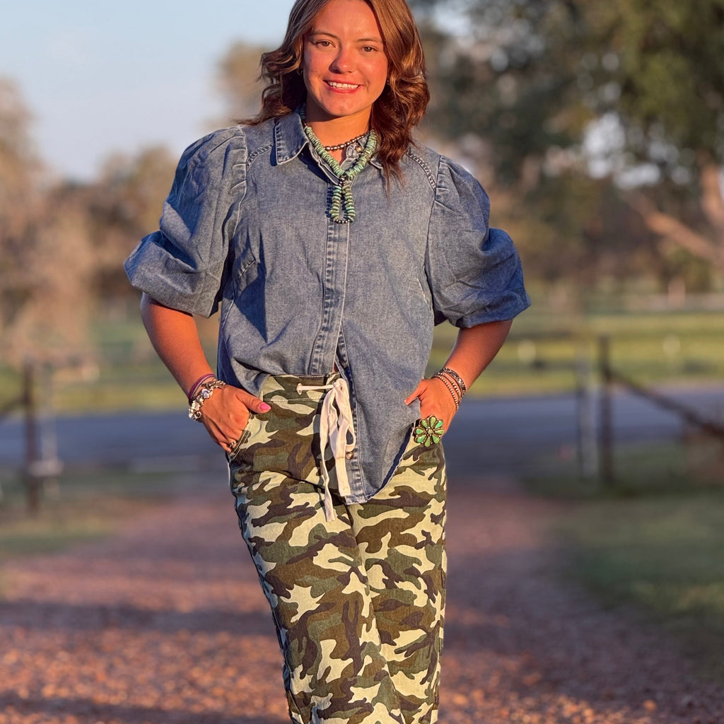 Dakota camo jeans
