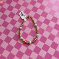Gold & turq bracelet