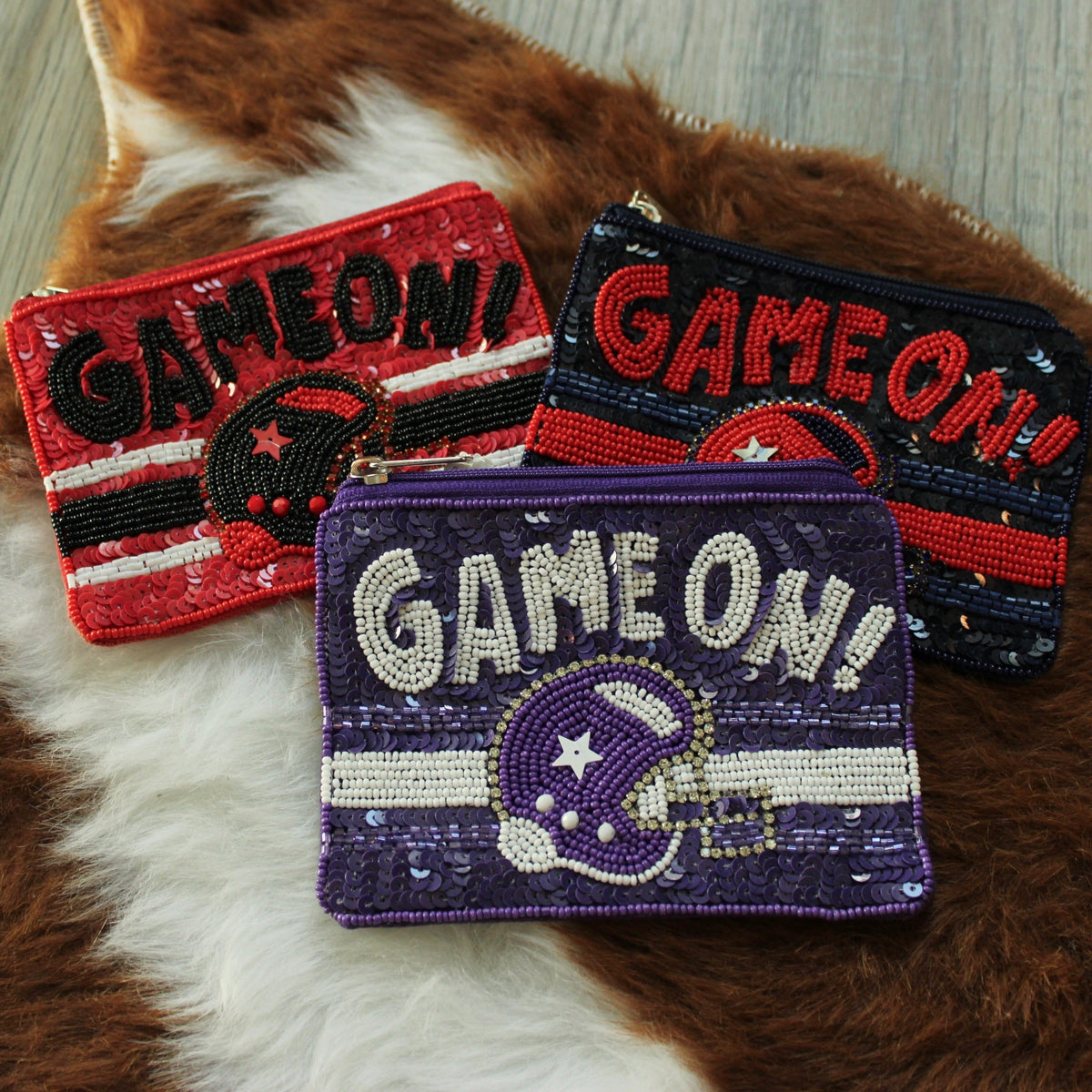 game day coin purses