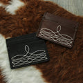 Boot stitch card holder