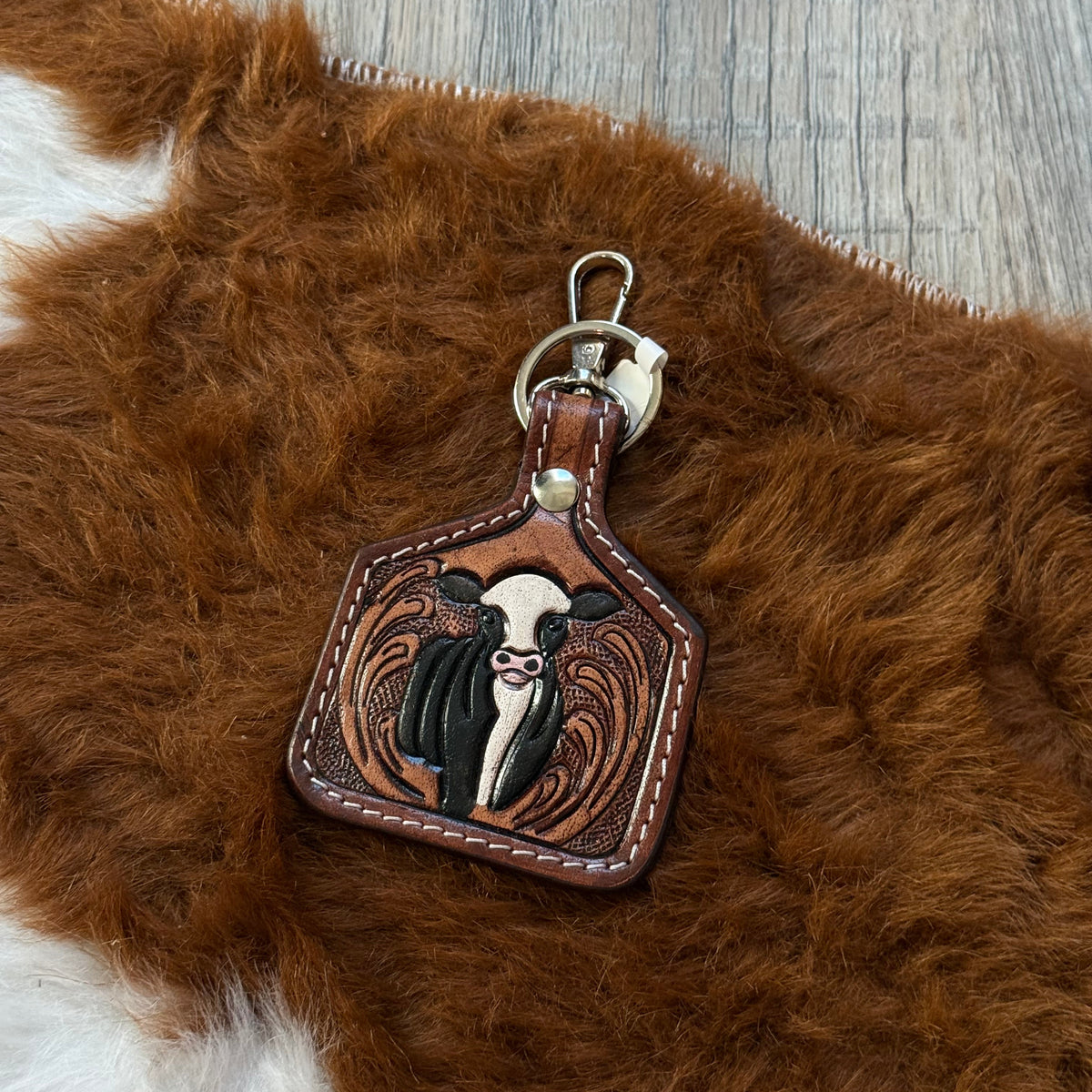 Cowtag keychains