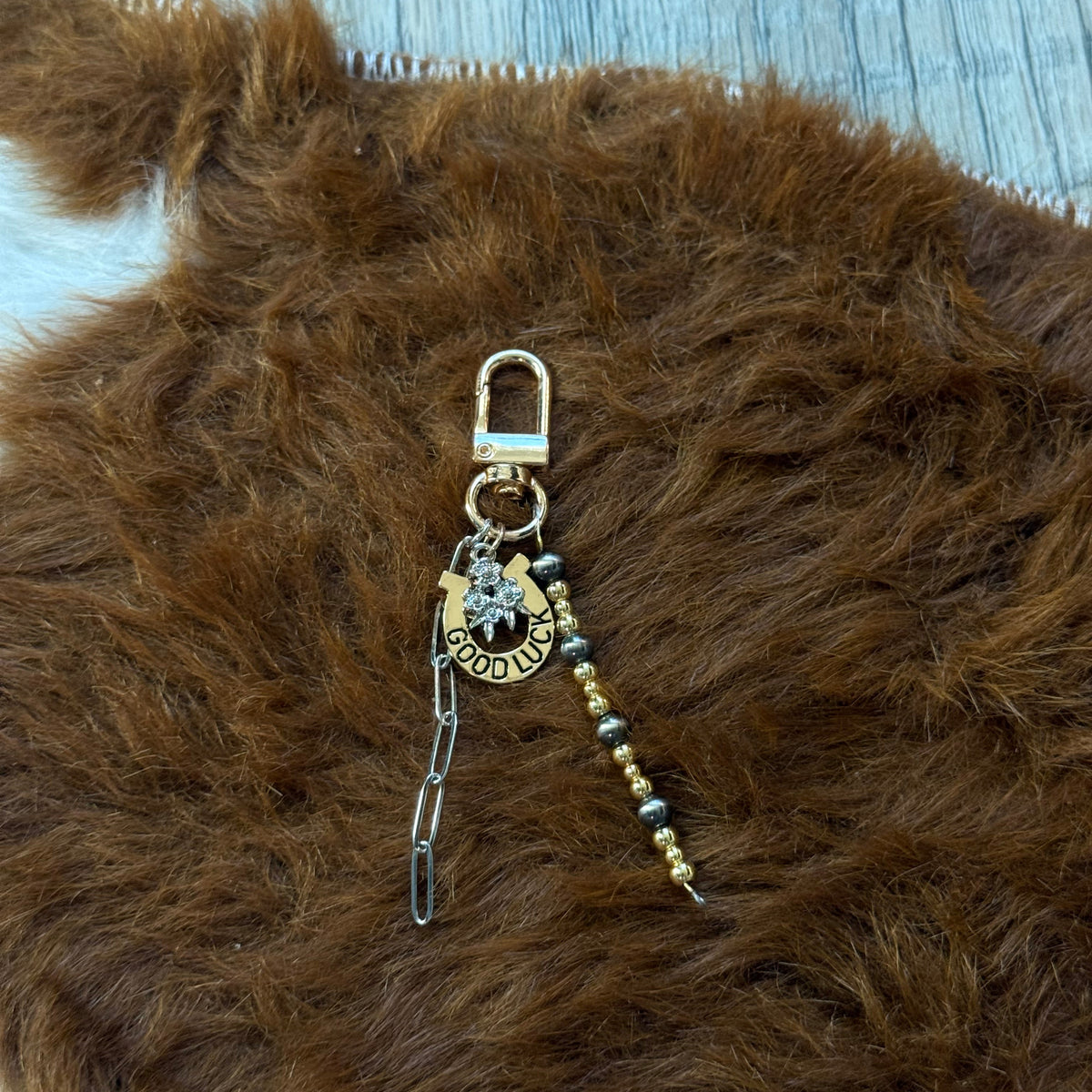 Gold & turq bracelet